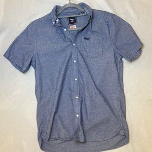 Superdry Blue Casual Button Down Shirt
